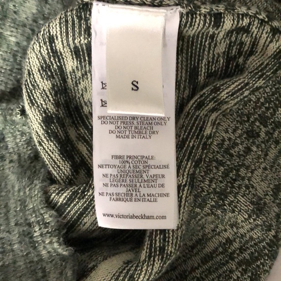 VICTORIA BECKHAM Marled brushed cropped cotton sweater - Picture 8 of 8